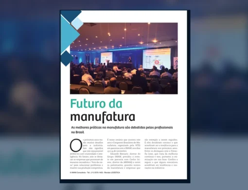 Capa do artigo do acervo técnico da IMAM sobre tendências da manufatura