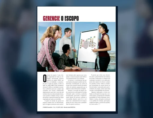 Capa do artigo do acervo técnico da IMAM sobre escopo do projeto