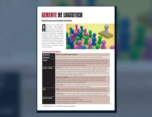 Capa do artigo do acervo técnico da IMAM sobre gerente de operações logísticas