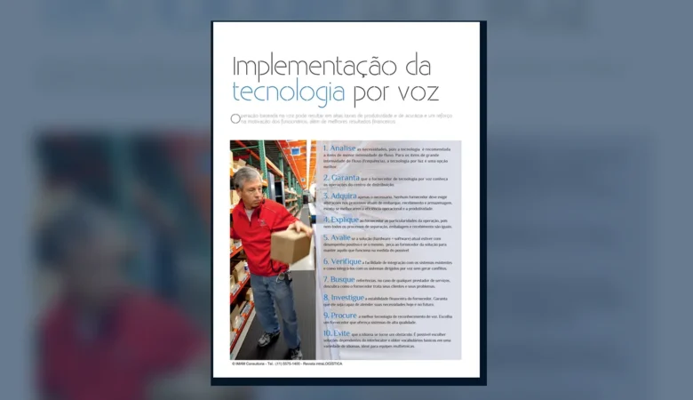 Capa do artigo do acervo técnico da IMAM sobre tecnologia por voz