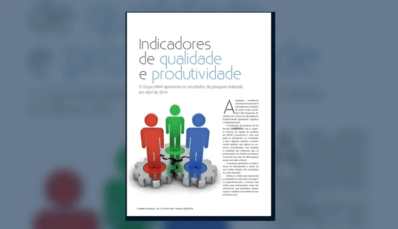 Capa do artigo do acervo técnico da IMAM sobre indicadores de qualidade e produtividade