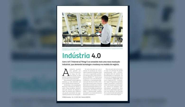 Capa do artigo do acervo técnico da IMAM sobre princípios da Indústria 4.0