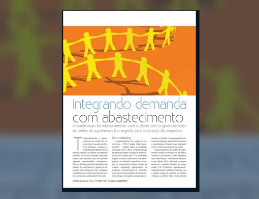 Capa do artigo do acervo técnico da IMAM sobre cadeia de suprimentos e demanda