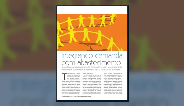 Capa do artigo do acervo técnico da IMAM sobre cadeia de suprimentos e demanda