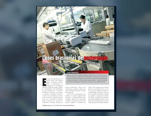 Capa do artigo do acervo técnico da IMAM sobre estratégia de postergação