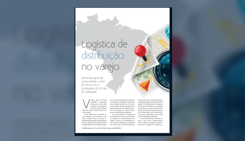 Capa do artigo do acervo técnico da IMAM sobre distribuição no varejo