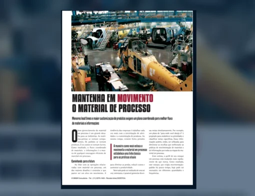 Capa do artigo do acervo técnico da IMAM sobre material em processo