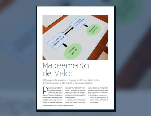 Capa do artigo do acervo técnico da IMAM sobre mapeamento do valor agregado