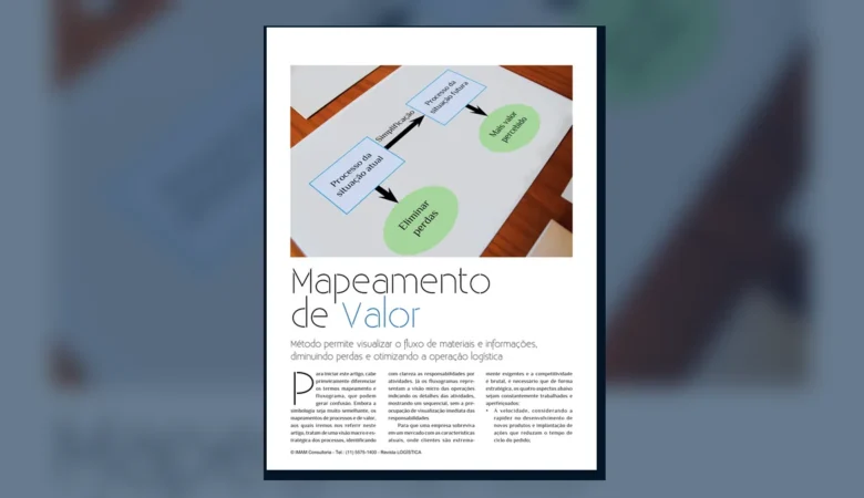 Capa do artigo do acervo técnico da IMAM sobre mapeamento do valor agregado