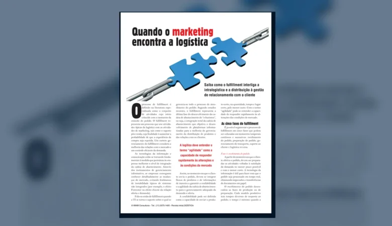 Capa do artigo do acervo técnico da IMAM sobre fases do fulfillment