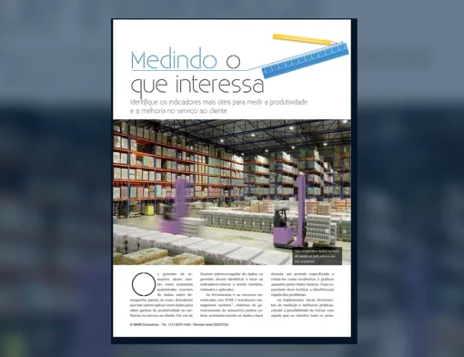 Capa do artigo do acervo técnico da IMAM sobre indicadores do armazém