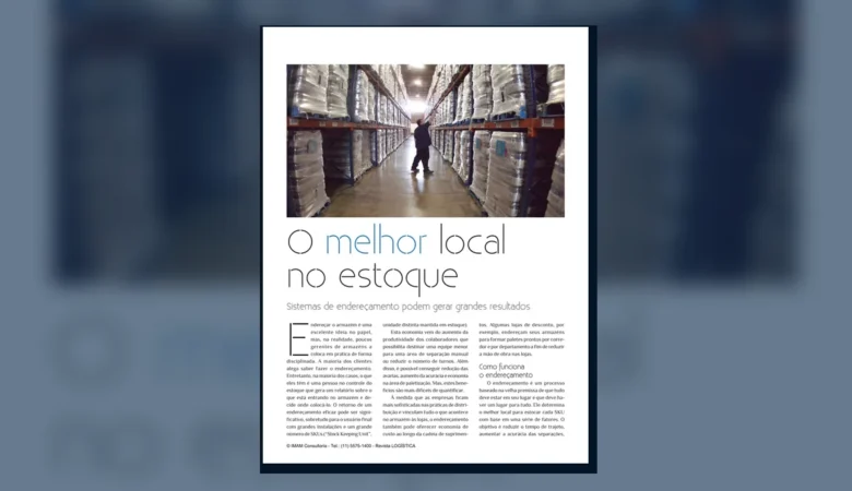 Capa do artigo do acervo técnico da IMAM sobre plano de endereçamento