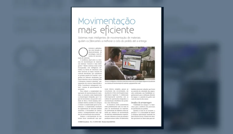 Capa do artigo do acervo técnico da IMAM sobre visibilidade do estoque