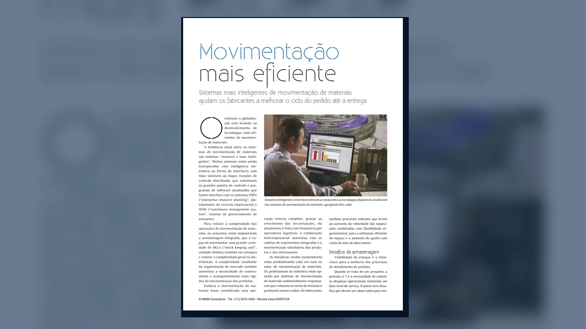 Capa do artigo do acervo técnico da IMAM sobre visibilidade do estoque