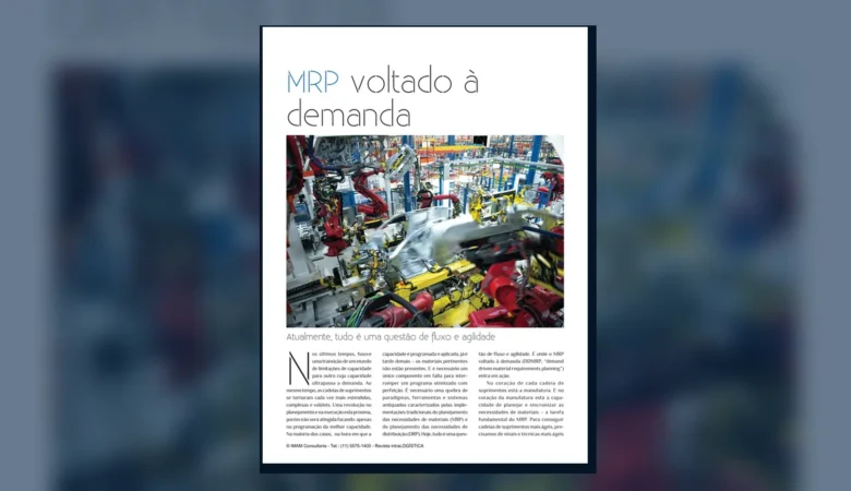 Capa do artigo do acervo técnico da IMAM sobre MRP voltado à demanda
