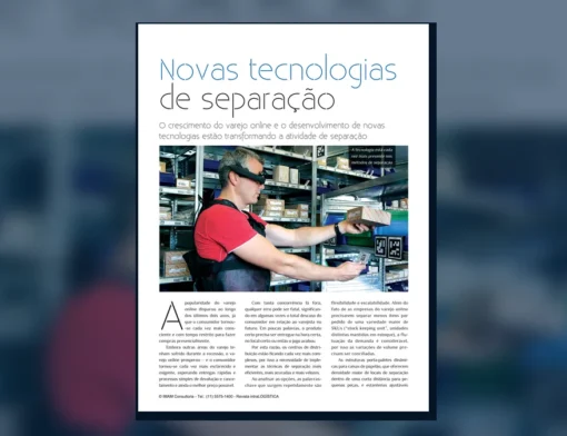 Capa do artigo do acervo técnico da IMAM sobre tecnologias de separação
