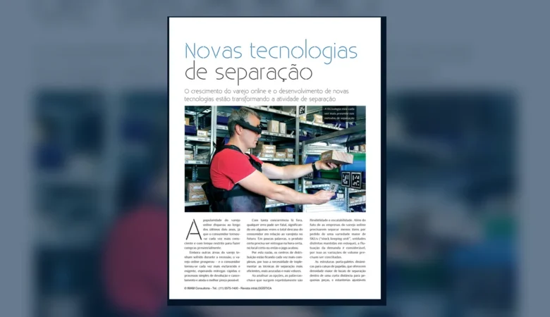 Capa do artigo do acervo técnico da IMAM sobre tecnologias de separação