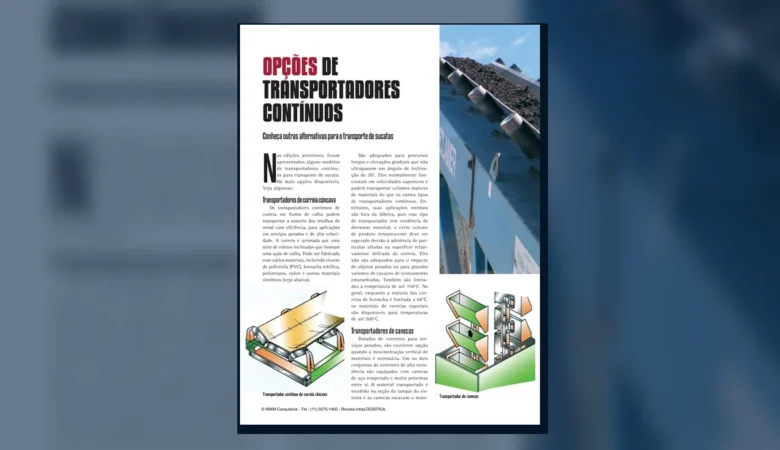 Capa do artigo do acervo técnico da IMAM sobre transportadores de sucata