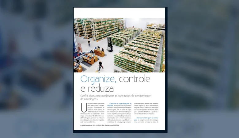 Capa do artigo do acervo técnico da IMAM sobre reduzir estoque