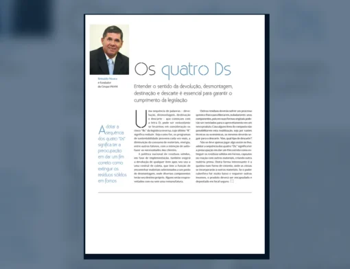 Capa do artigo do acervo técnico da IMAM sobre quatro Ds