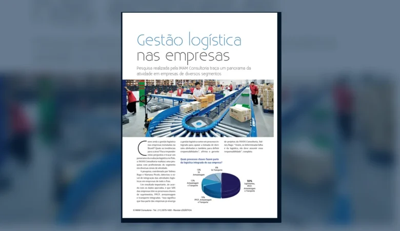 Capa do artigo do acervo técnico da IMAM sobre logística integrada