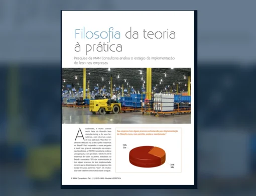 Capa do artigo do acervo técnico da IMAM sobre lean nas empresas brasileiras