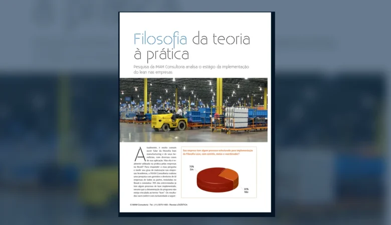 Capa do artigo do acervo técnico da IMAM sobre lean nas empresas brasileiras