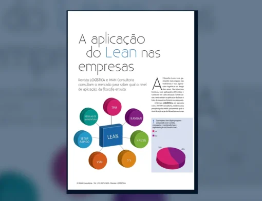 Capa do artigo do acervo técnico da IMAM sobre aplicação do lean
