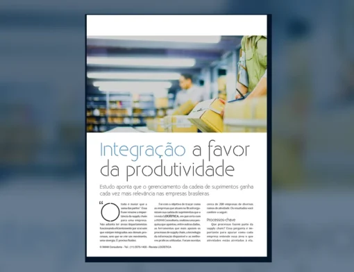 Capa do artigo do acervo técnico da IMAM sobre pesquisa de supply chain