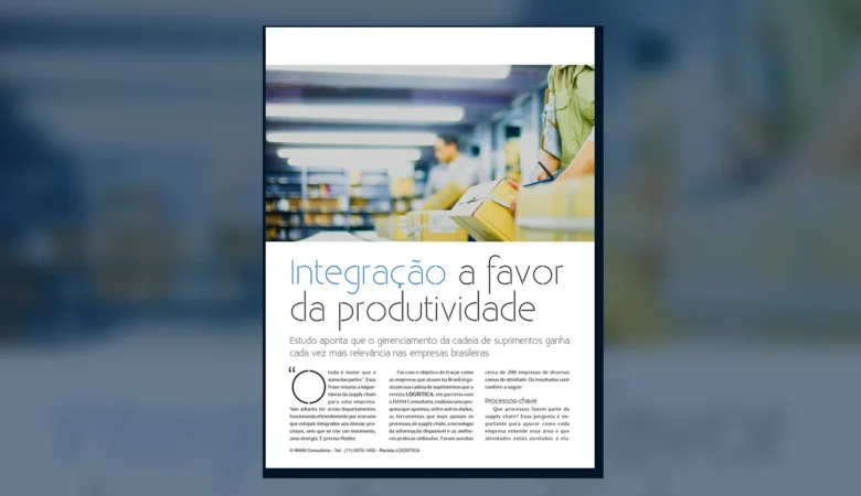 Capa do artigo do acervo técnico da IMAM sobre pesquisa de supply chain