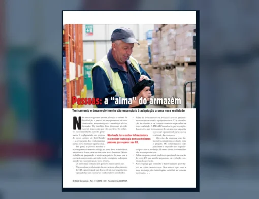Capa do artigo do acervo técnico da IMAM sobre equipe do novo CD