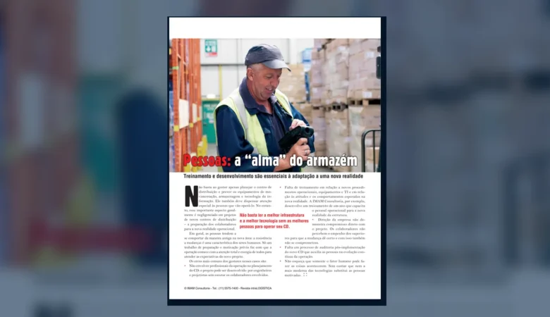Capa do artigo do acervo técnico da IMAM sobre equipe do novo CD