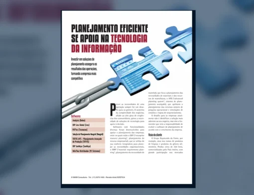 Capa do artigo do acervo técnico da IMAM sobre fornecedor de ERP