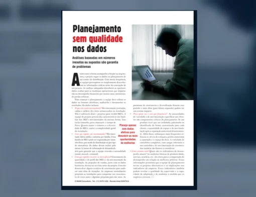Capa do artigo do acervo técnico da IMAM sobre dados para o projeto do CD