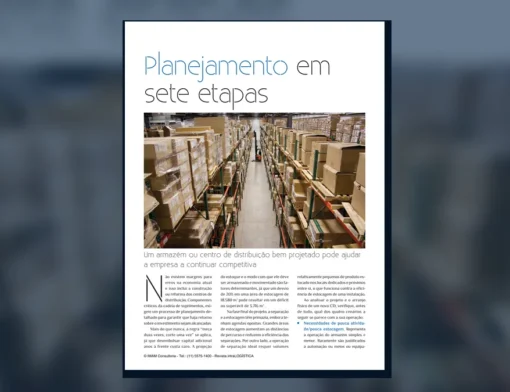 Capa do artigo do acervo técnico da IMAM sobre planejamento de CD