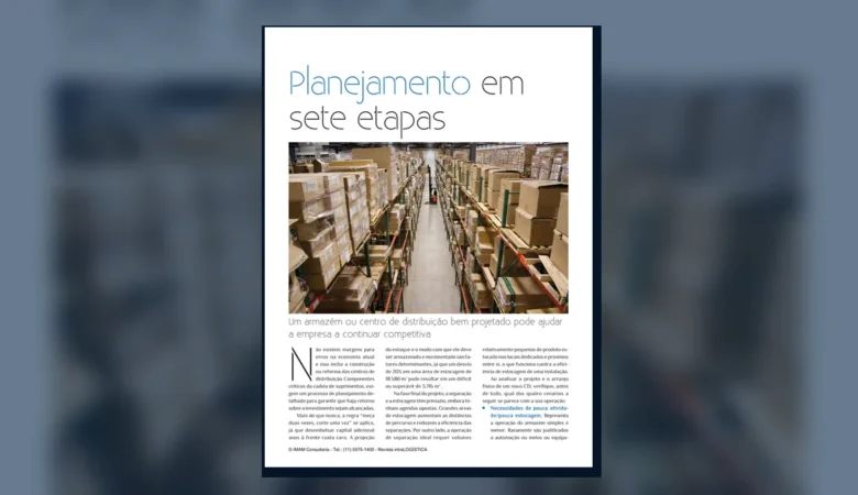 Capa do artigo do acervo técnico da IMAM sobre planejamento de CD