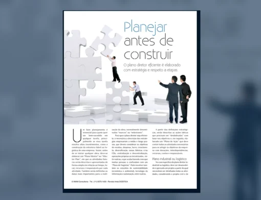 Capa do artigo do acervo técnico da IMAM sobre plano mestre