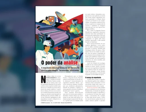 Capa do artigo do acervo técnico da IMAM sobre temas da engenharia industrial