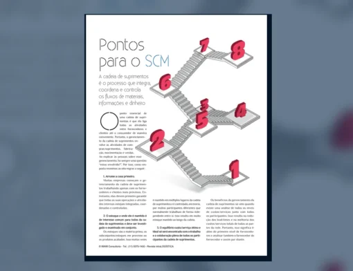 Capa do artigo do acervo técnico da IMAM sobre gerenciamento da cadeia de suprimentos