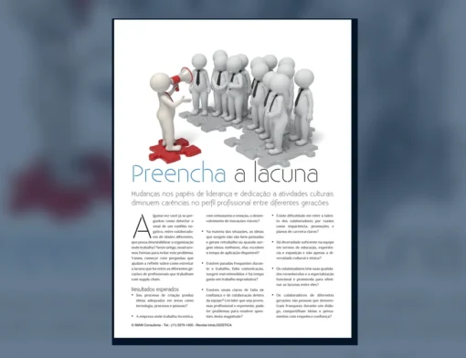 Capa do artigo do acervo técnico da IMAM sobre conflito entre gerações