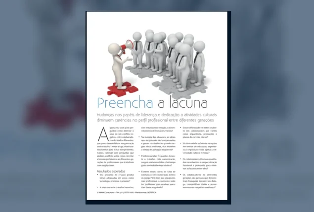 Capa do artigo do acervo técnico da IMAM sobre conflito entre gerações