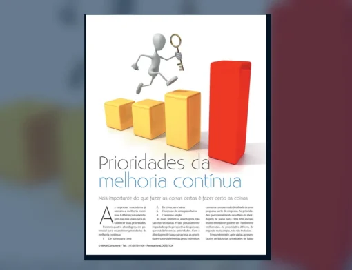 Capa do artigo do acervo técnico da IMAM sobre prioridades de melhoria contínua