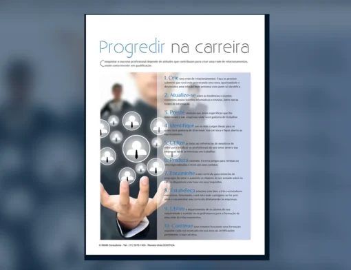 Capa do artigo do acervo técnico da IMAM sobre progredir na carreira
