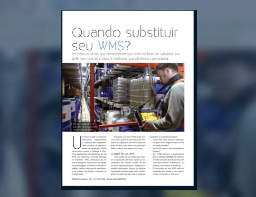Capa do artigo do acervo técnico da IMAM sobre trocar de WMS