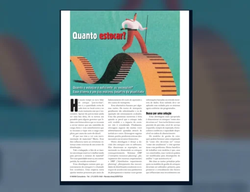 Capa do artigo do acervo técnico da IMAM sobre gestão global de estoques