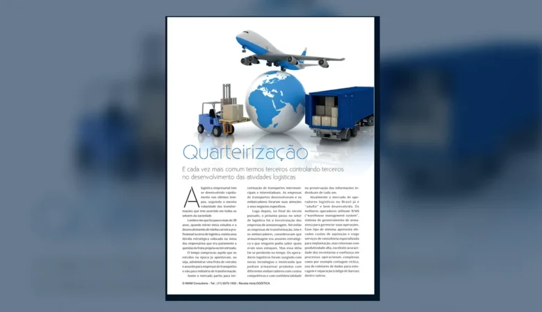 Capa do artigo do acervo técnico da IMAM sobre quarteirização