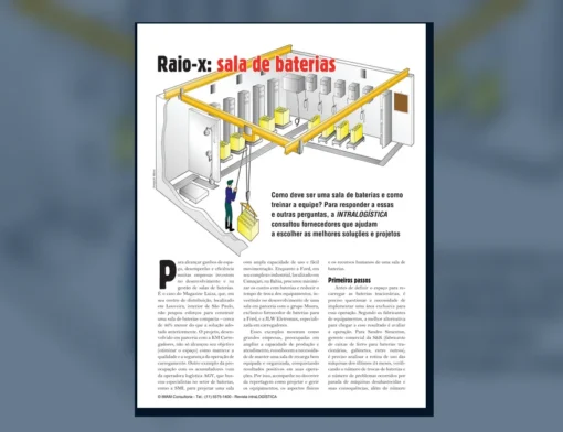 Capa do artigo do acervo técnico da IMAM sobre projeto de sala de baterias