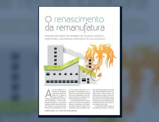 Capa do artigo do acervo técnico da IMAM sobre remanufatura