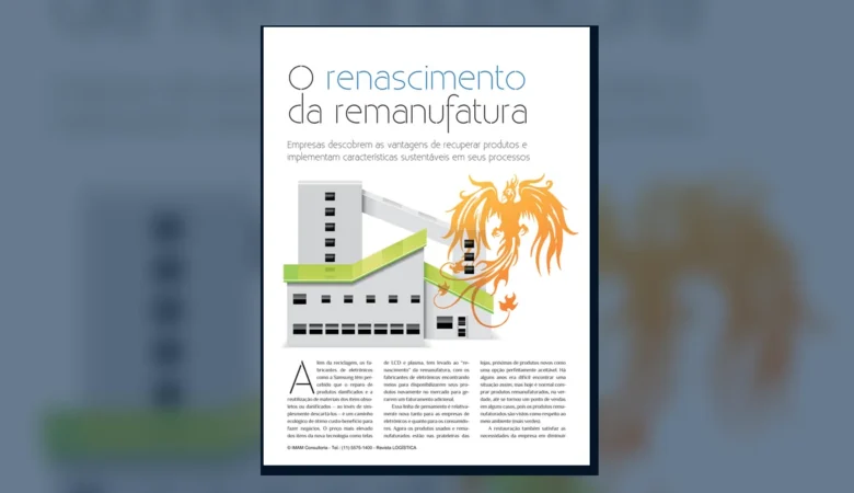 Capa do artigo do acervo técnico da IMAM sobre remanufatura