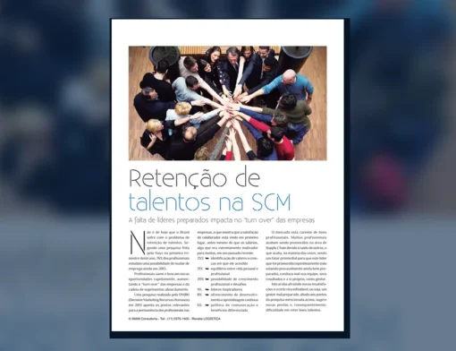 Capa do artigo do acervo técnico da IMAM sobre retenção de talentos